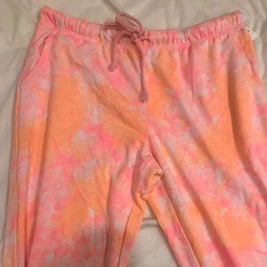 Pink Tie Dye Sweatpants